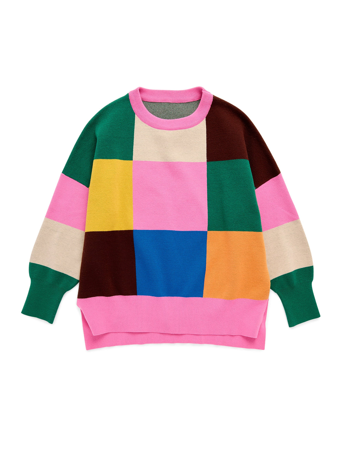 COLOR BLOCK SWEATER