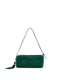 KYLIE BARREL SHOULDER BAG, EMERALD