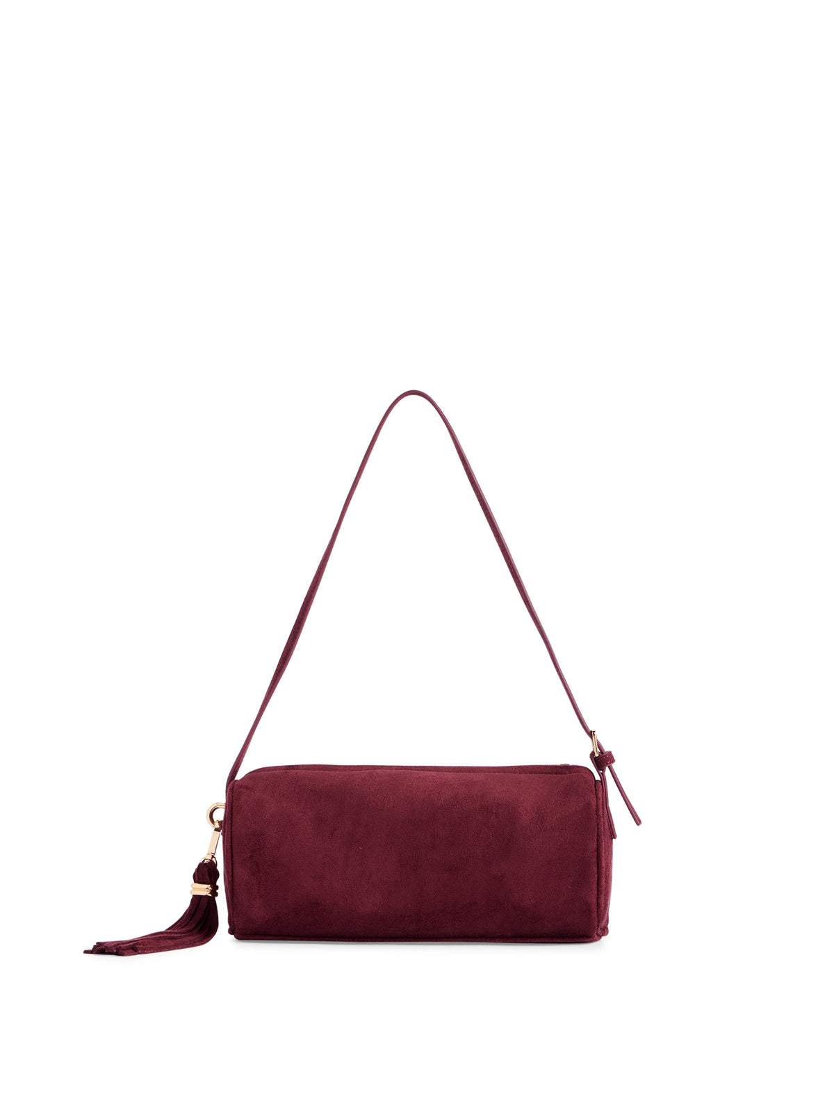 KYLIE BARREL SHOULDER BAG, WINE