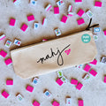 Mahjong Tile Bag | Mahj With a Heart Zipper Pouch