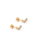 Screwback Stud Earrings - Abigail Sparkle Gold Regular price