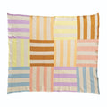 Cotton Knit Stripe Throw